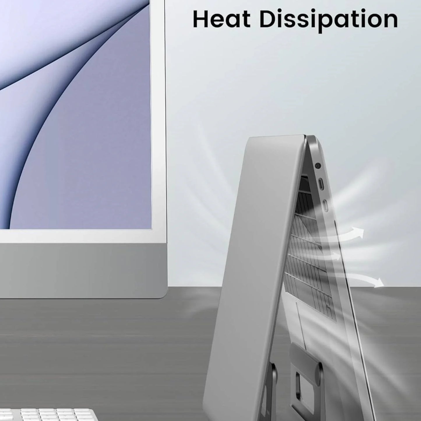 Vertical Stand for Laptop Tablet Phone Keyboard