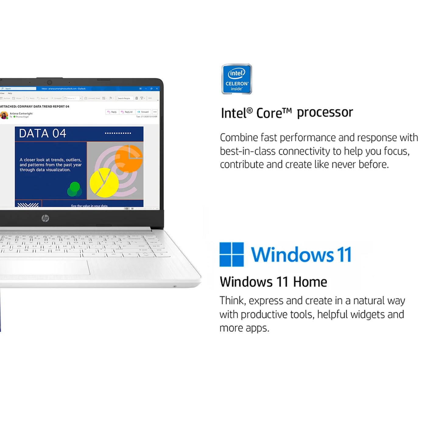 HP Newest 14" Business Laptop