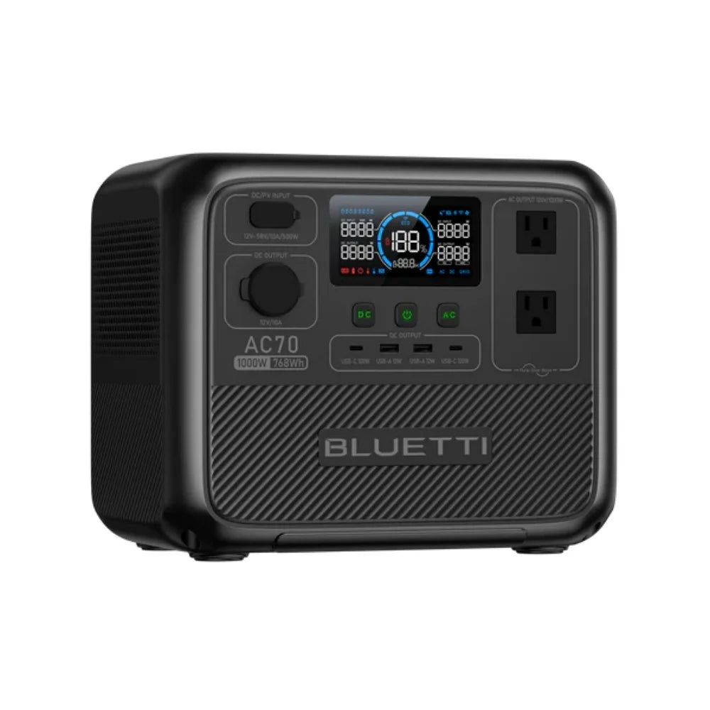 1000W 768Wh, Solar Generator for Road Trip, Off-grid, Power Outage