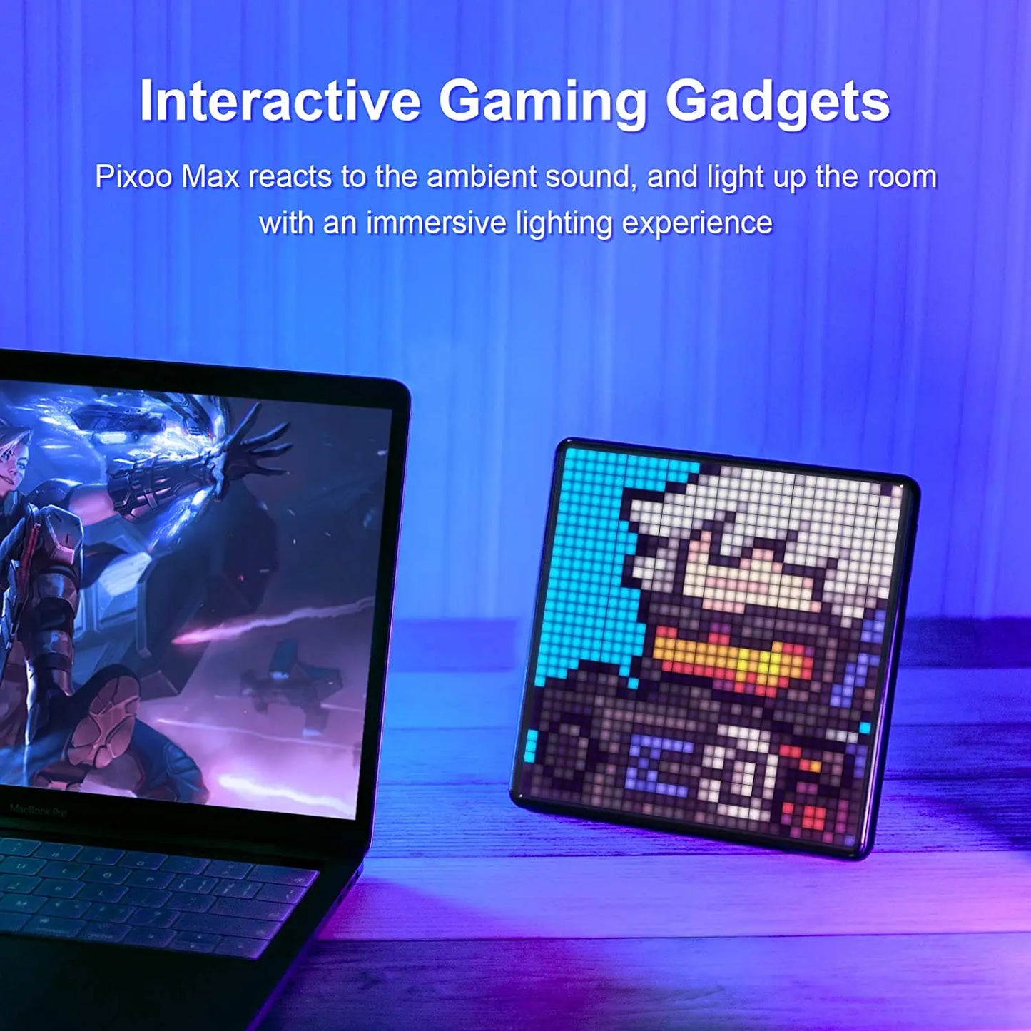 Digital Photo Frame with 32*32 Pixel Art Programmable LED Display Board.