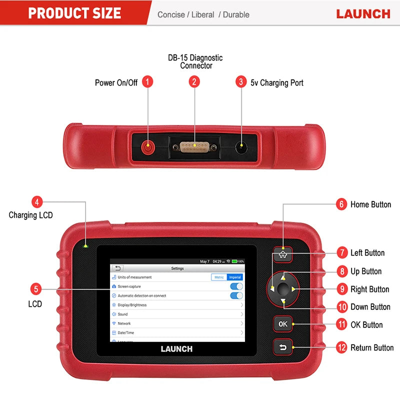 NEW LAUNCH OBD2 Auto scanner Tool Diagnosis