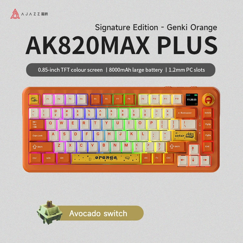 2.4G wireless/Bluetooth/wired gaming mechanical keyboard