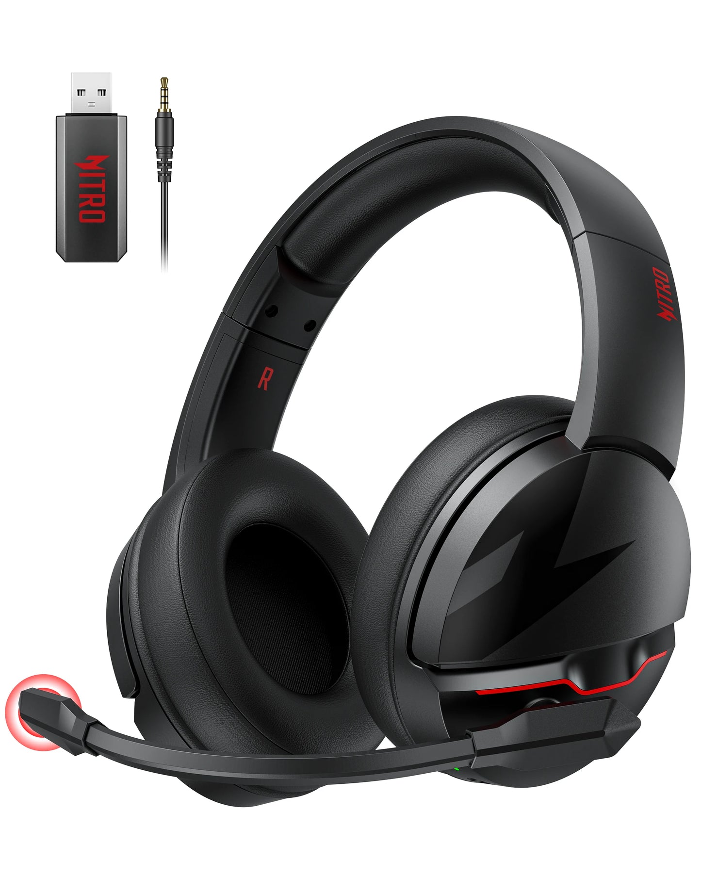 Gaming Headphones for PC, Meeting, Music, PS4 Wireless Gaming Headset