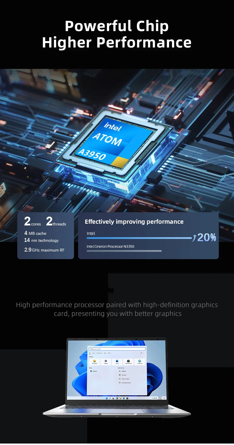 14.1inch Laptop Computer Windows 11