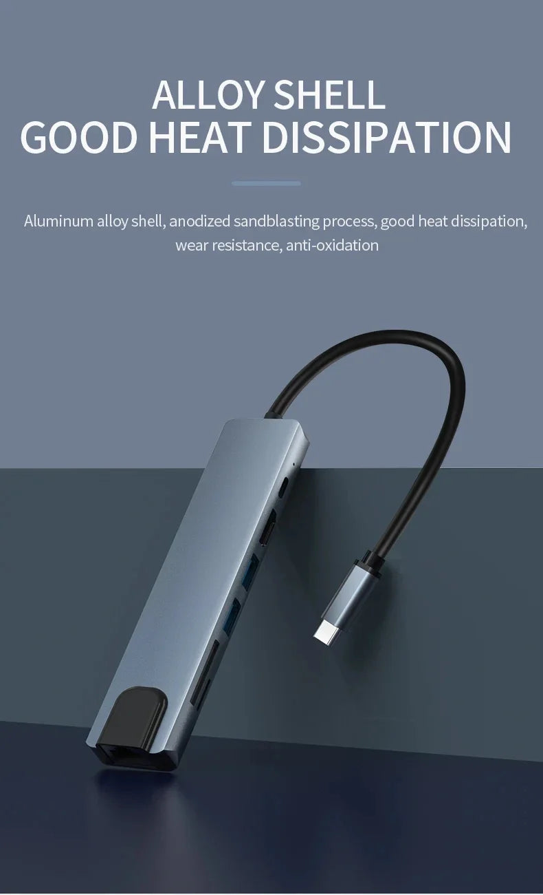 7 in 1 Type C Docking Station