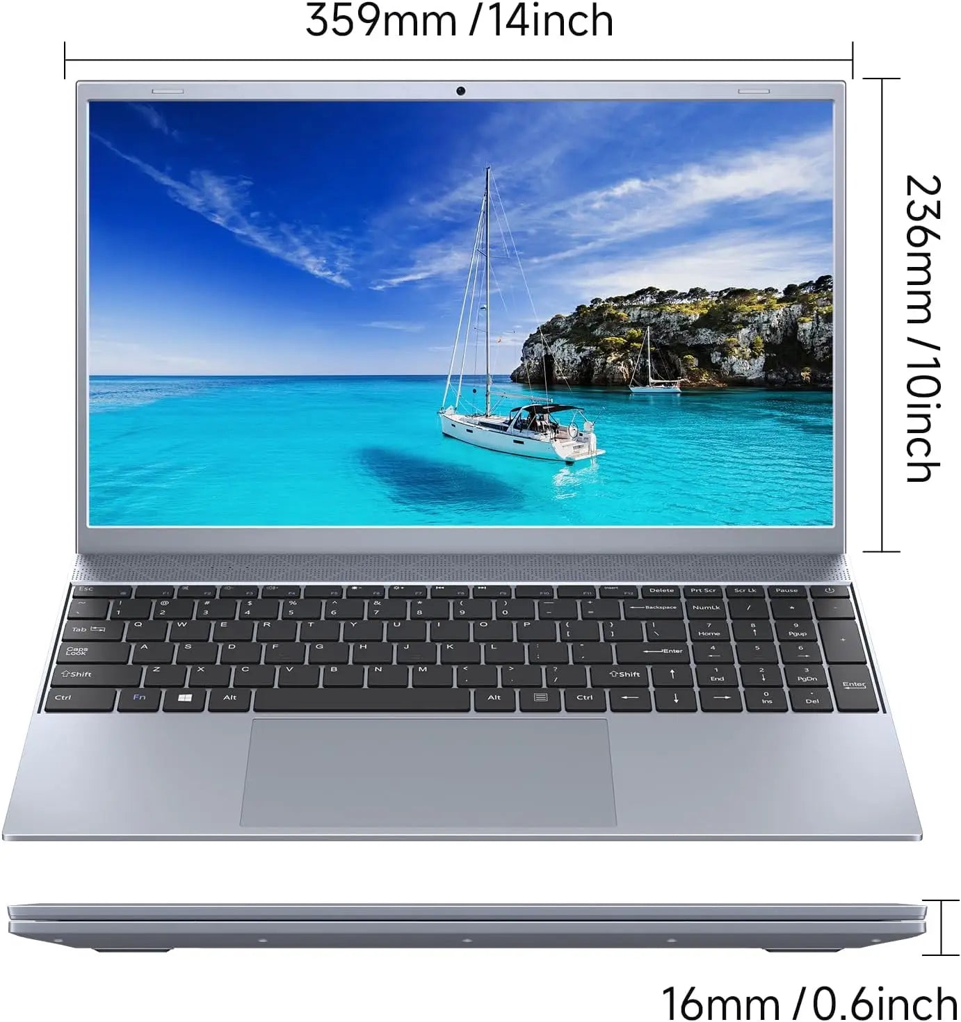 15.6 Inch Laptop Windows 11 For Students And Business