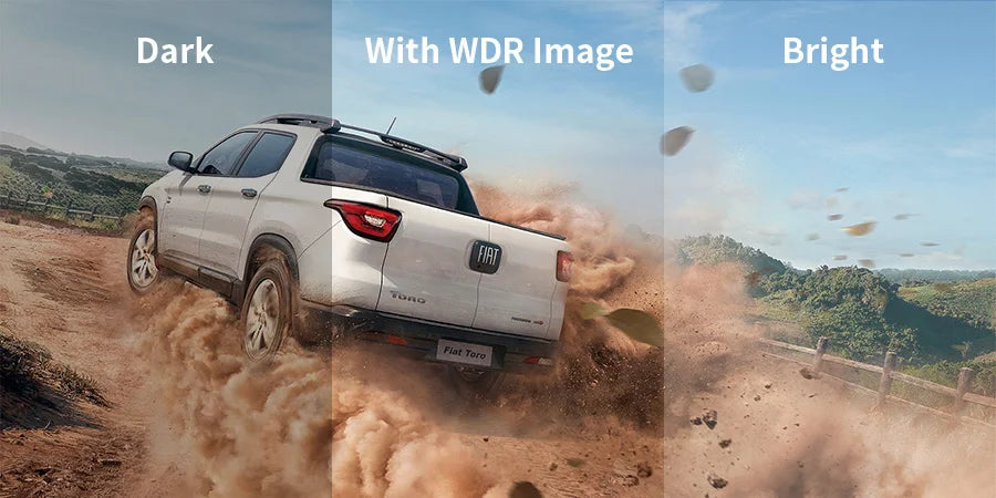 Dash Cam 4.3 Inches, Dual Lens Front and Rear Camera