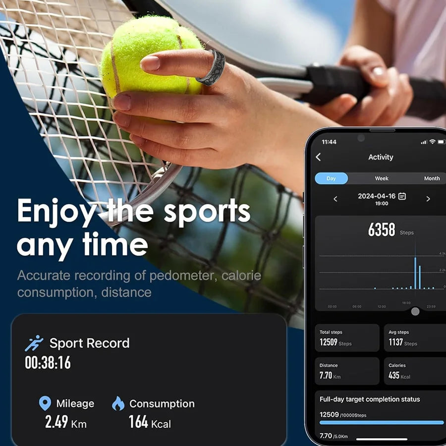 smart vintage ring with modern technology