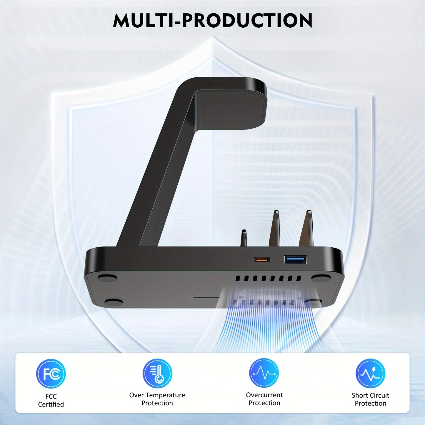 5-in-1 Fast Wireless Charging Station for Multiple Devices