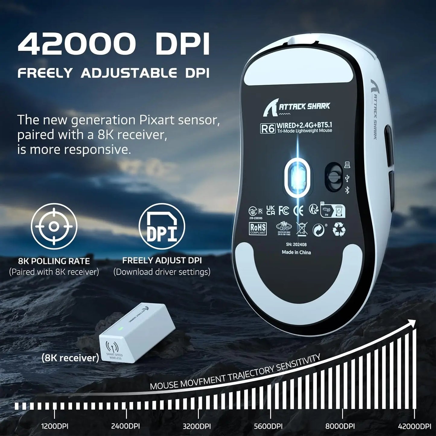 Lightweight Wireless Gaming Mouse