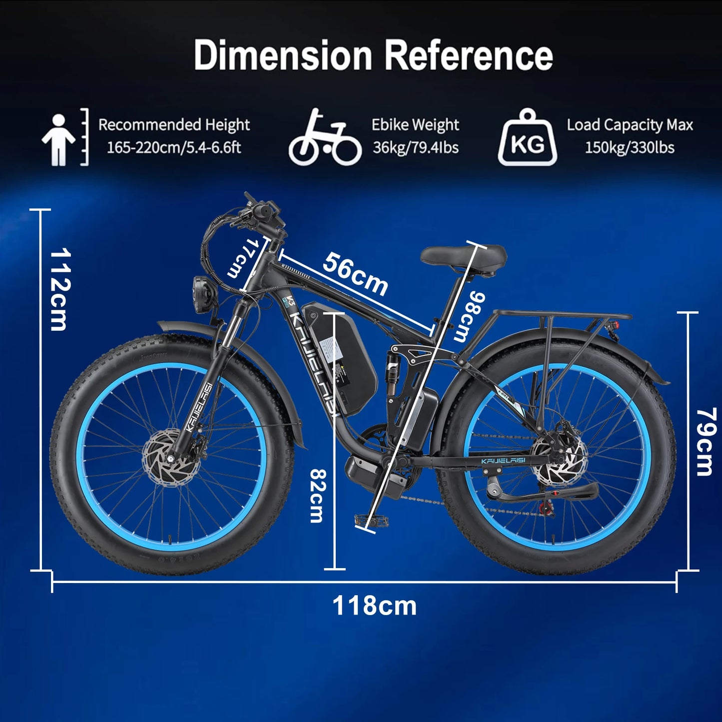 Electric Bike 3000W Dual Motor , Hydraulic Brake , Adult Off-Road