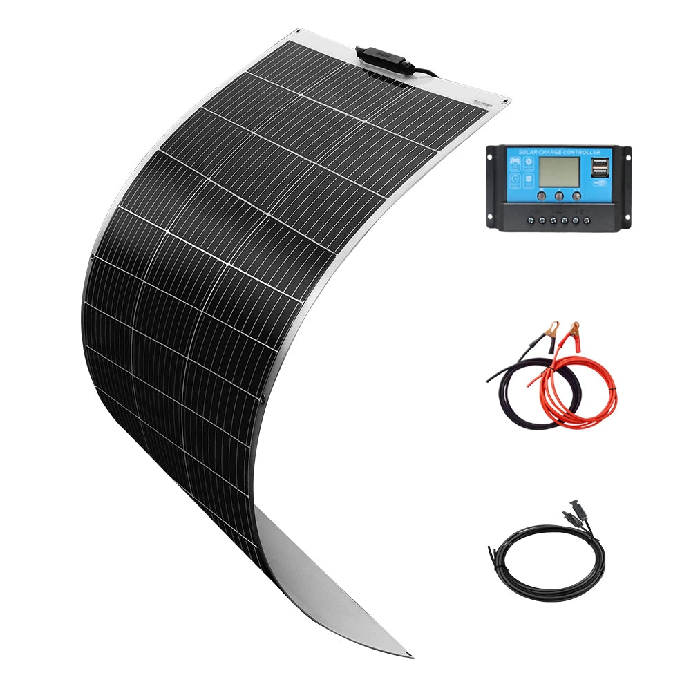 12V Flexible Solar Panel Kit