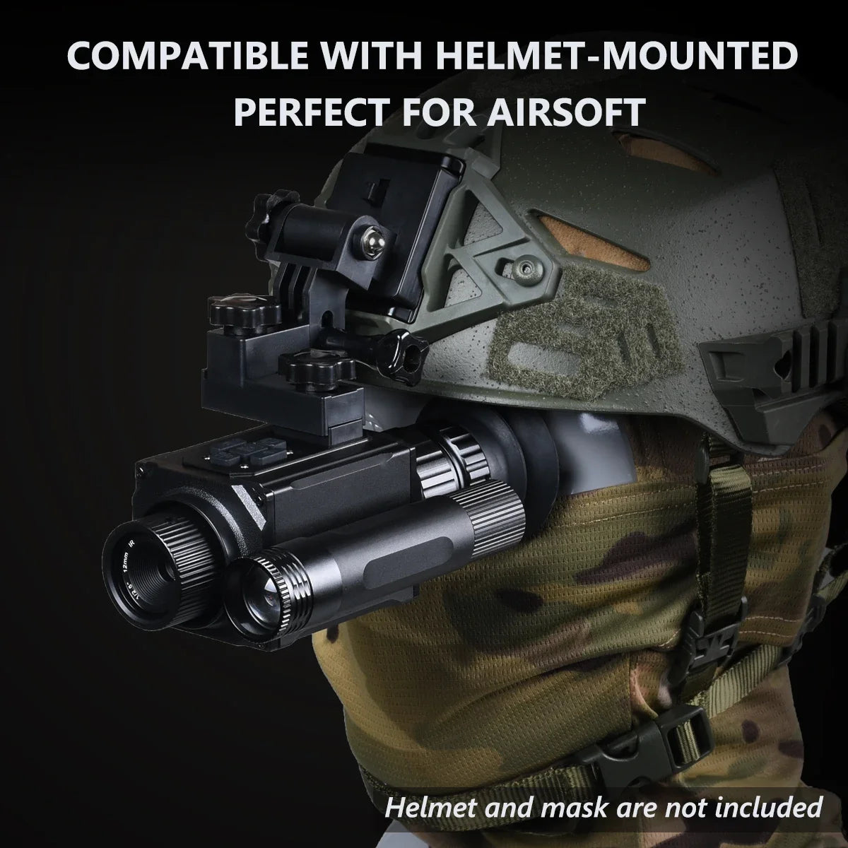 HD 1080P Night Vision Goggles with Head-Mounted and Helmet-Mounted
