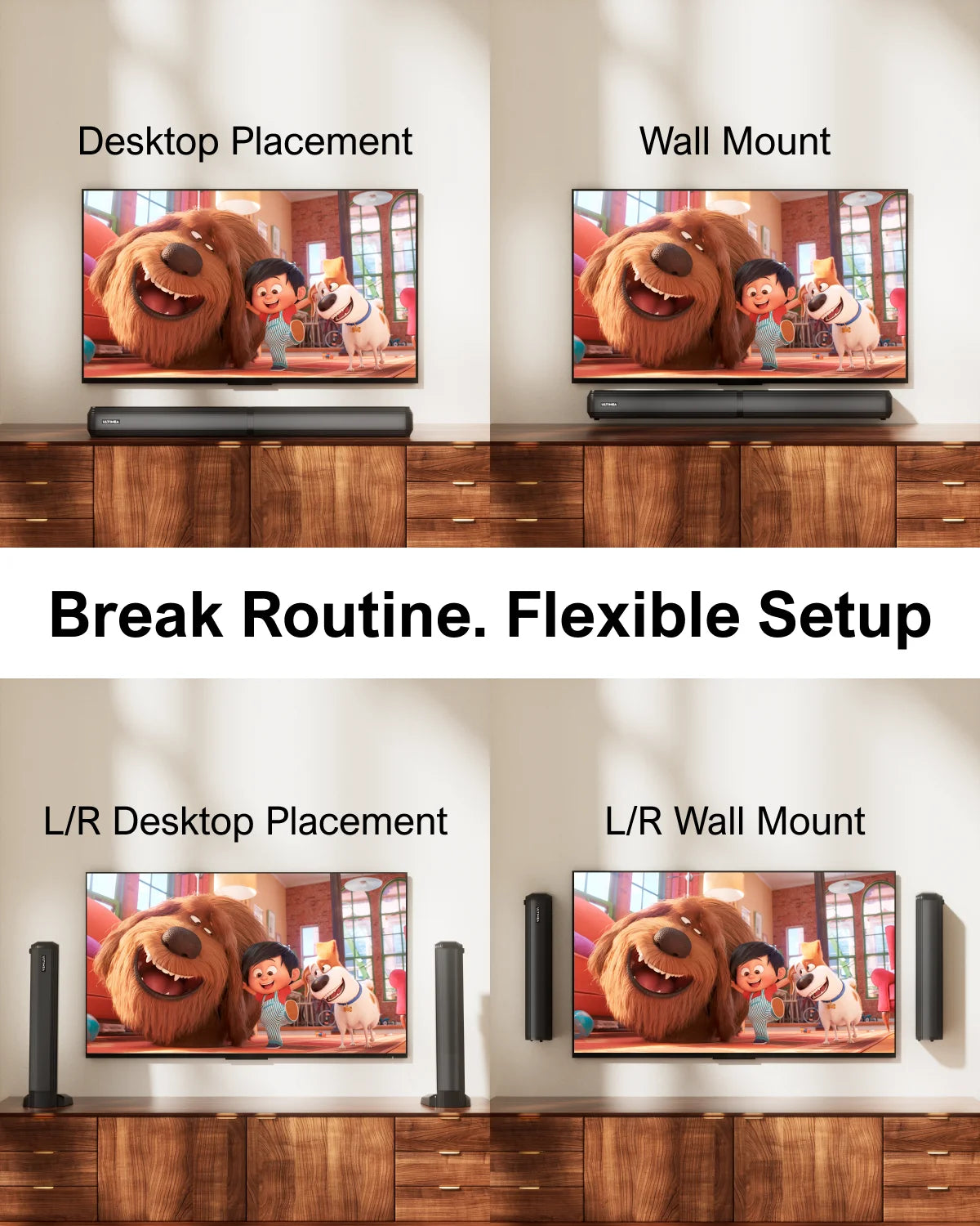 200w 4.1ch TV Sound bar