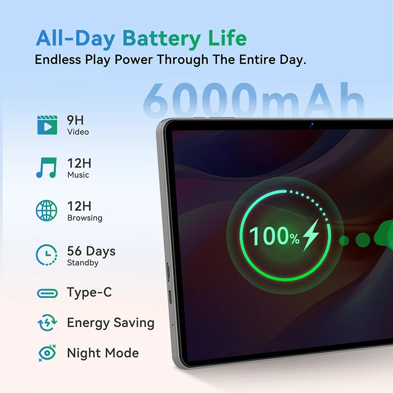 2025 Tablet Android 15 8-core,with face unlock