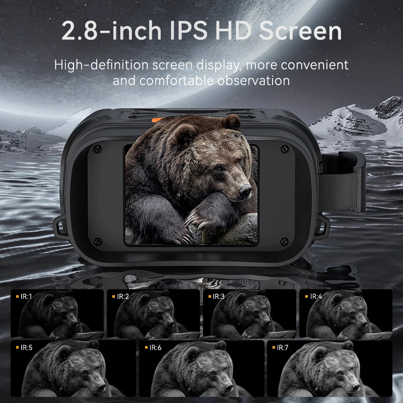 Night Vision Binoculars Full Dark Telescope Goggles For Hunting Camping