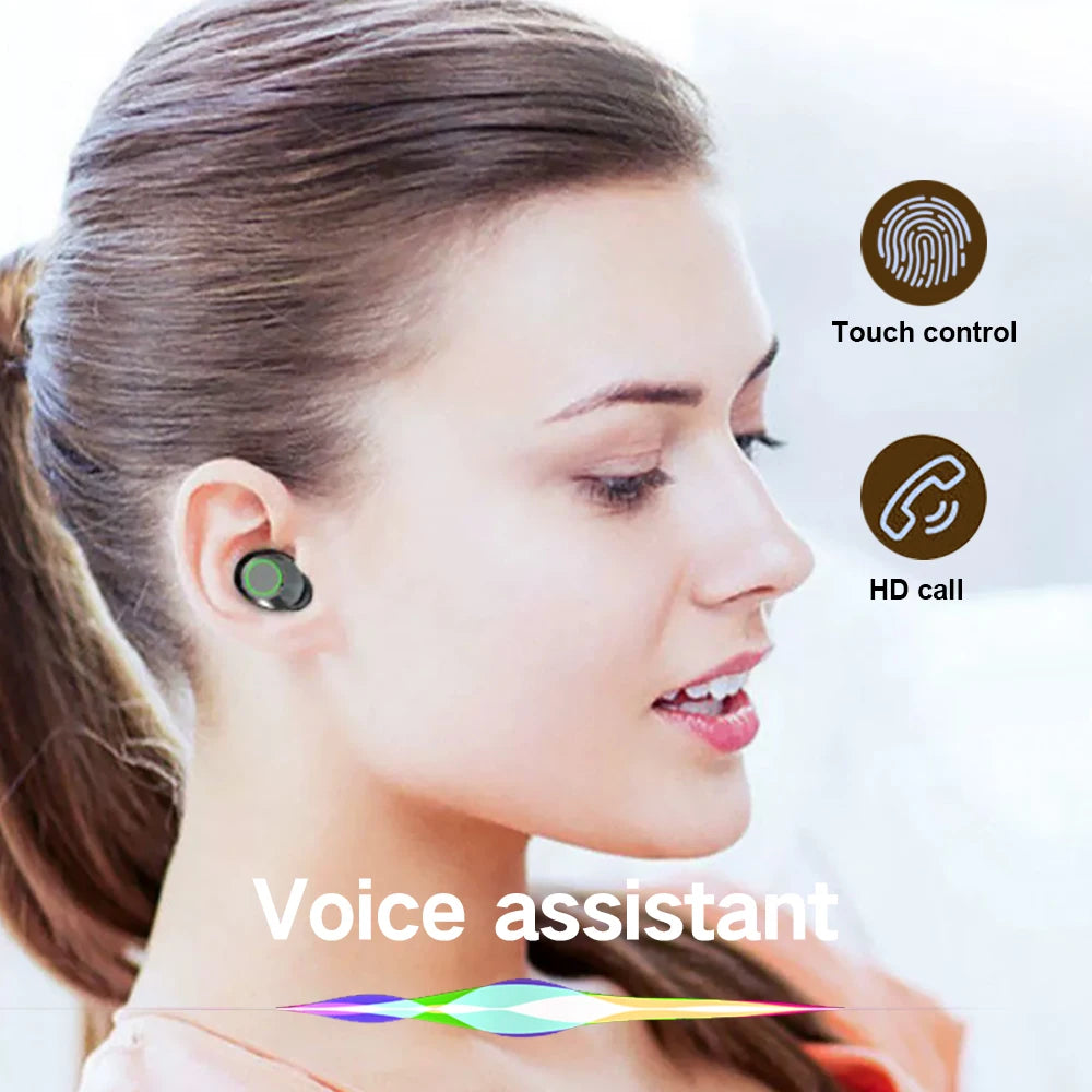 Wireless Bluetooth Earbuds With Built-in Microphone HD Call