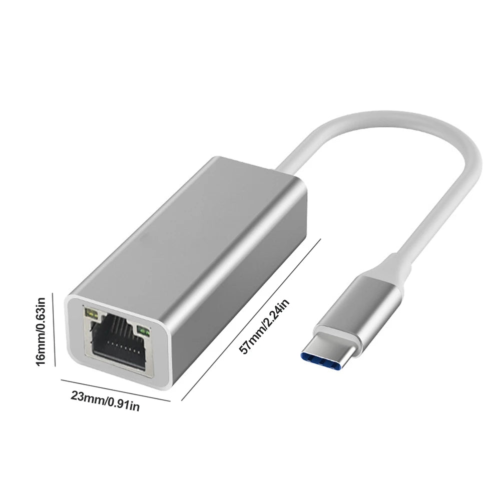 Type C USB Ethernet Adapter