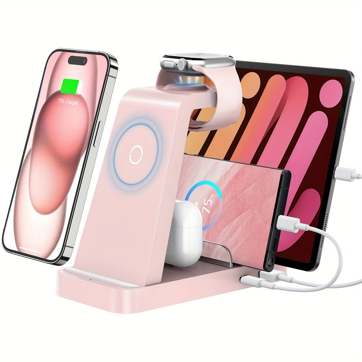 5-in-1 Fast Wireless Charging Station for Multiple Devices