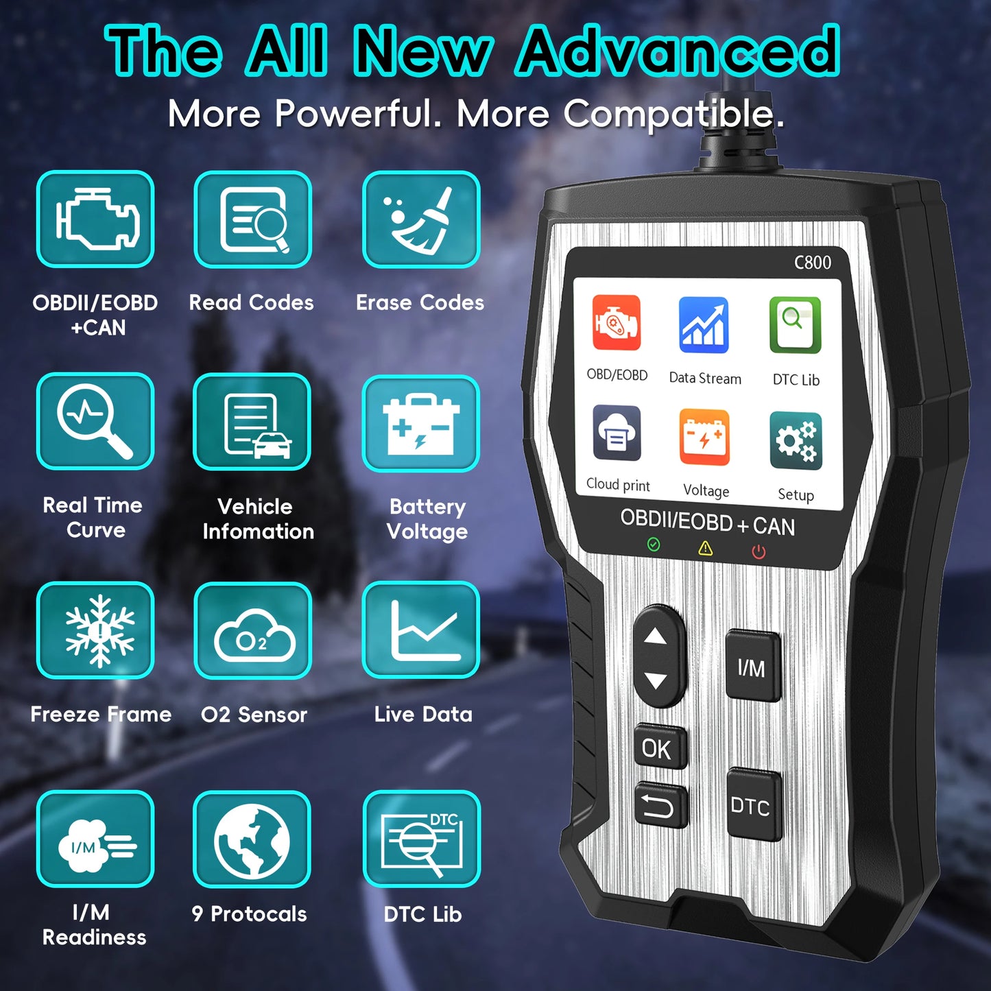 OBD2 Scanner Auto Check Engine Enhanced Diagnostic Tool
