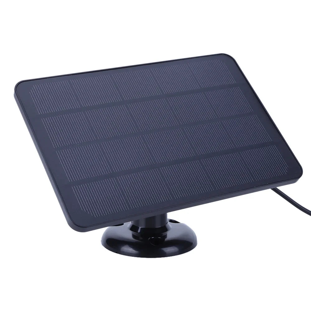 4W 5V Solar Panel Kit Waterproof Adjustable Wall Mount Bracket