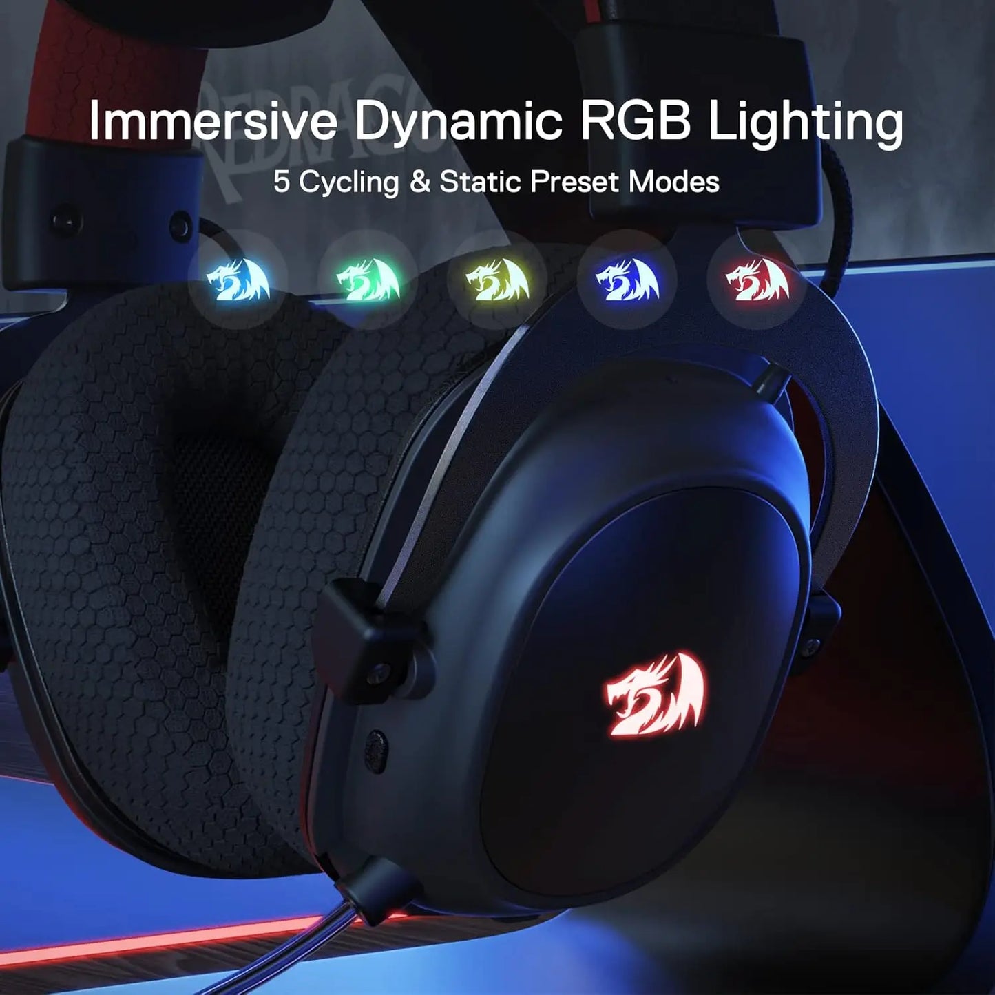 Wireless Gaming Headset 7.1 Surround Sound
