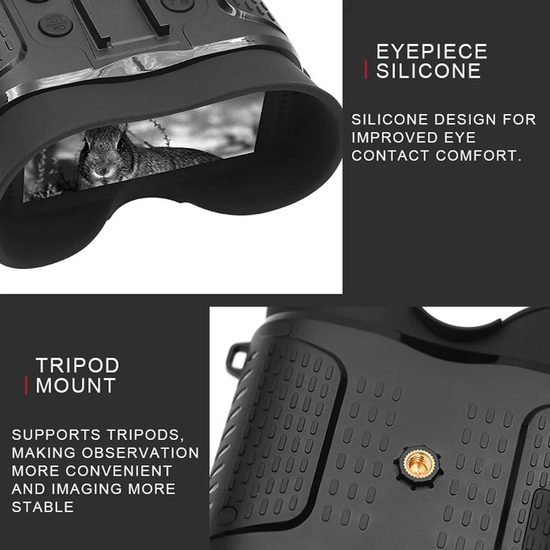 Head Mounted Tactical Helmet Night Vision Goggles for Outdoor Hunting