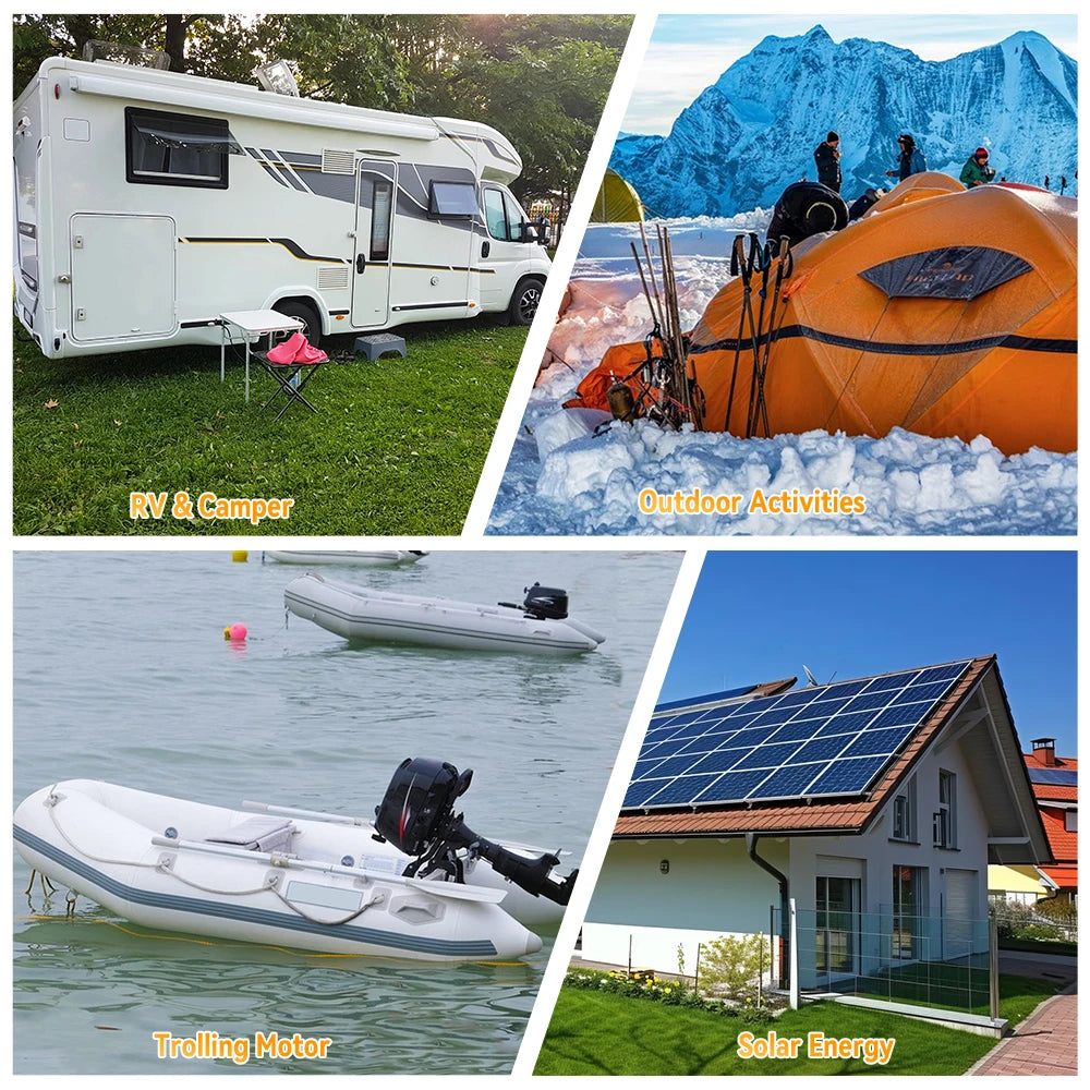 Lithium Battery, RV Boat Motors Inverter Solar Wind Lithium Iron Phosphate Battery