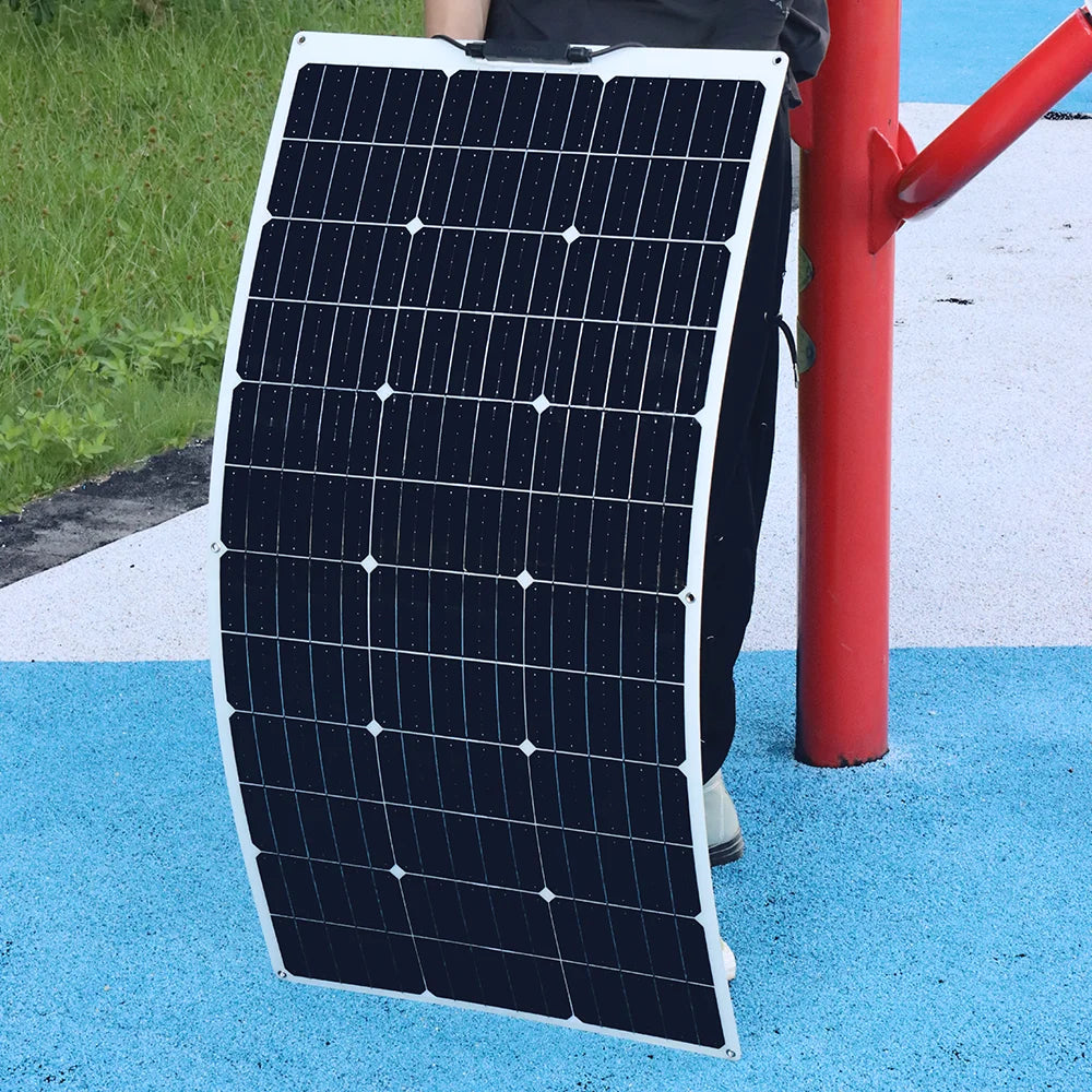 500W 400w 300W 200w 12v portable Solar Panel Flexible 18V 100W 1000W Solar kit