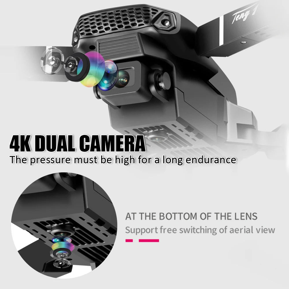 Dual camera,4K avoid remote control drone