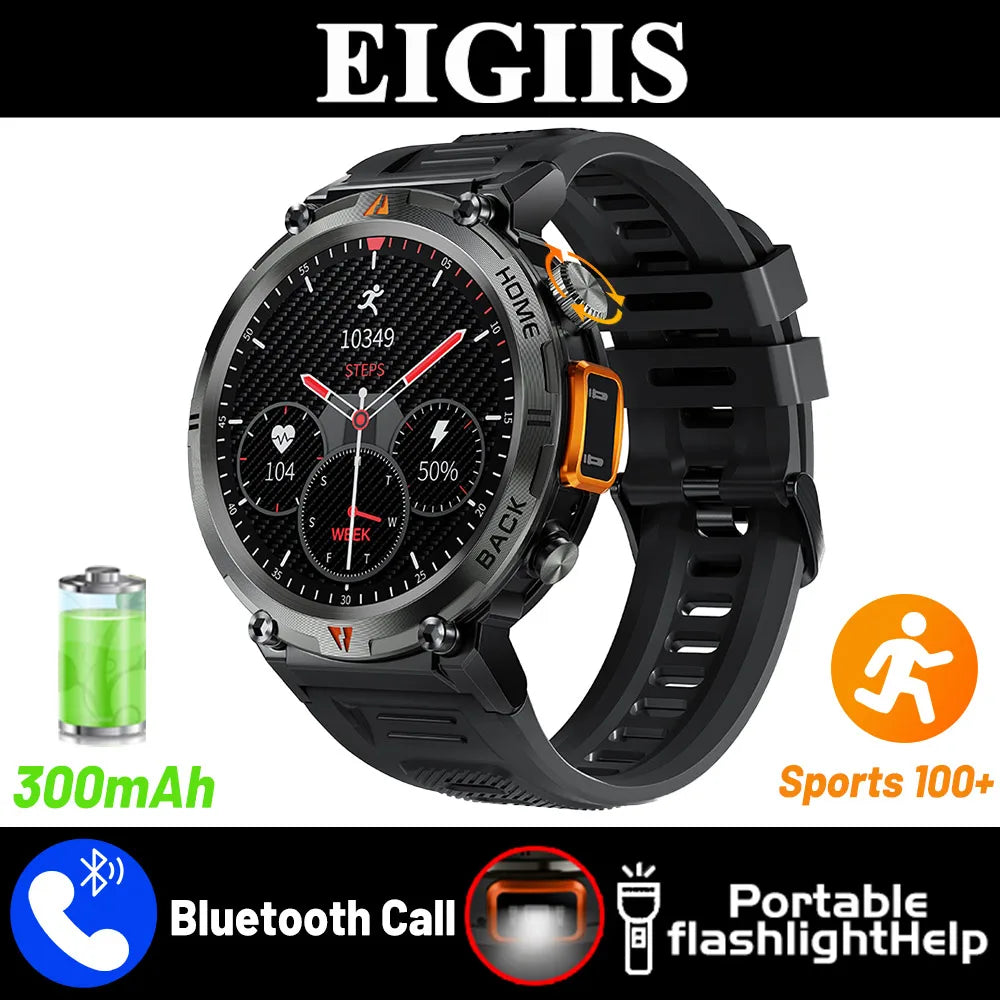 EIGIIS 2024 New KE3 Bluetooth Call Smart Watch For IOS Android