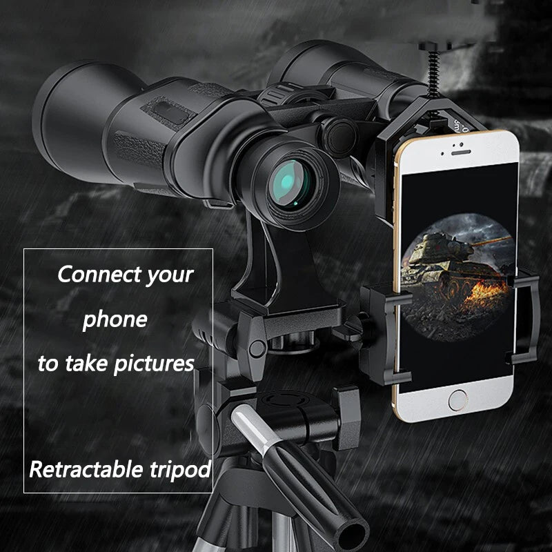 50000M German Military 20X50 Zoom HD BAK4-Prism Powerful Binoculars