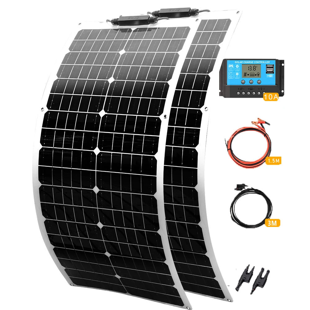 12V Flexible Solar Panel Kit
