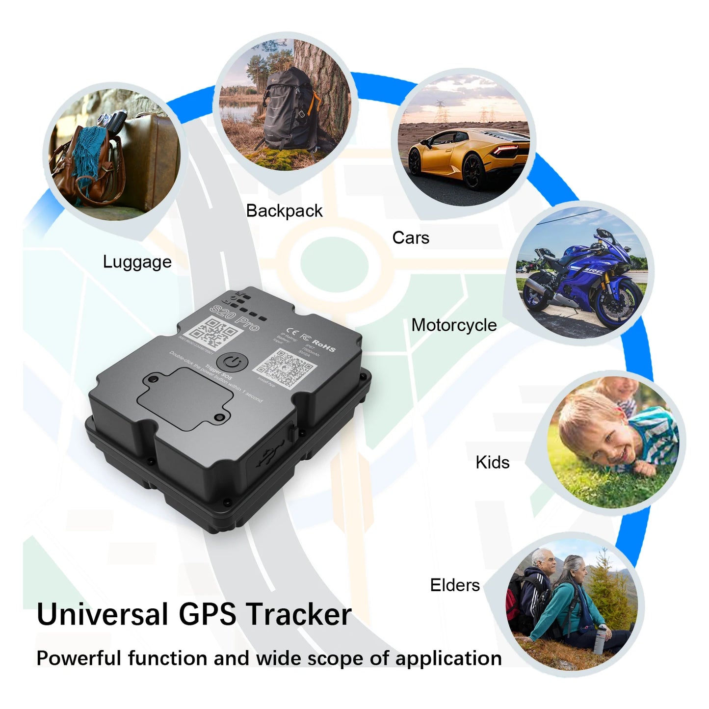 Real-time 30 Days Tracking 4G GPS Tracker