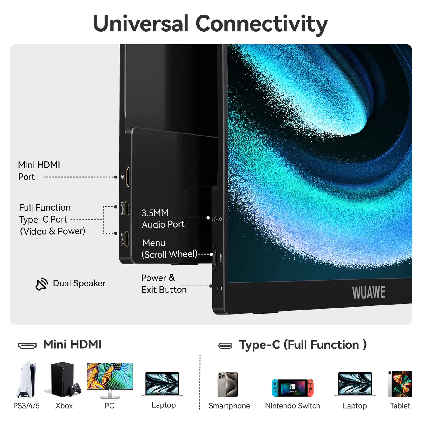 15.6 inch Portable Monitor