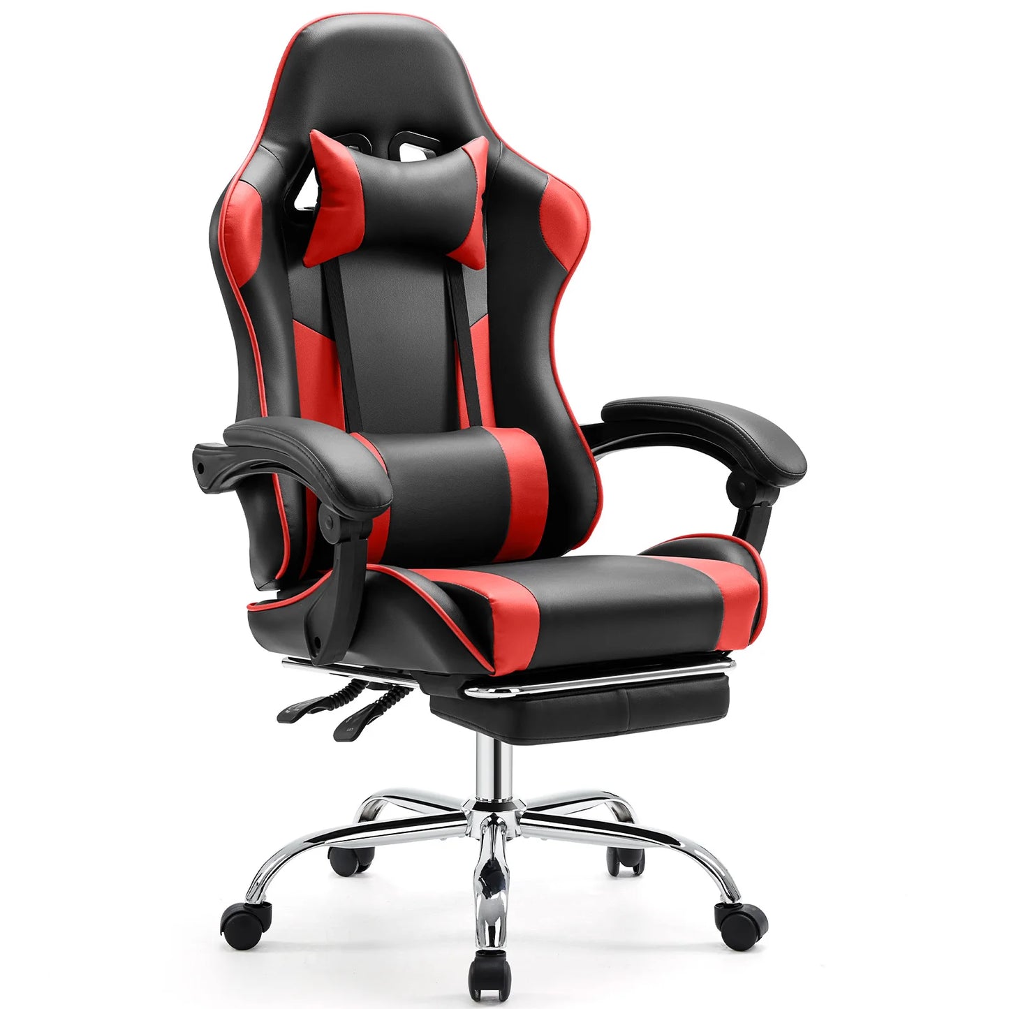 Gaming Chair Adjustable Swivel  with Headrest and Lumbar Support