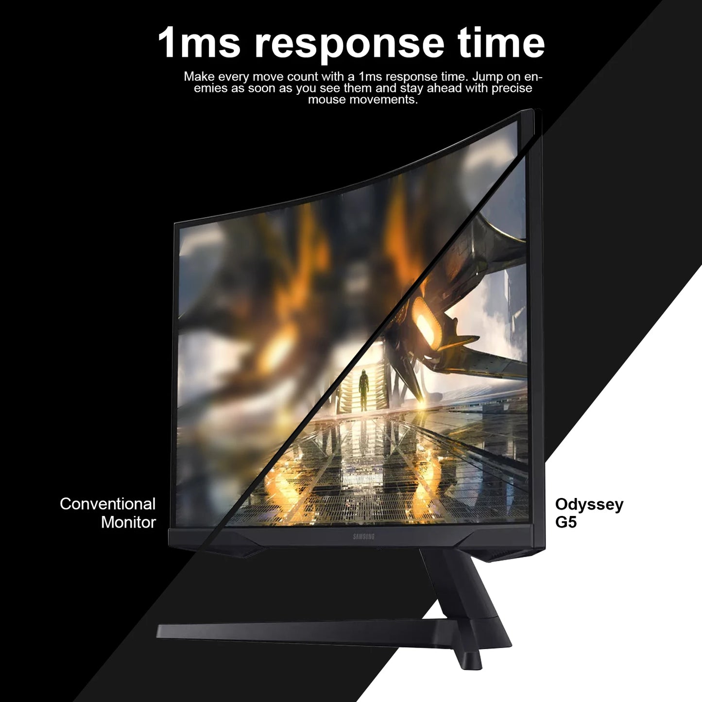 Samsung Odyssey G550A 32''Curved Gaming Monitor