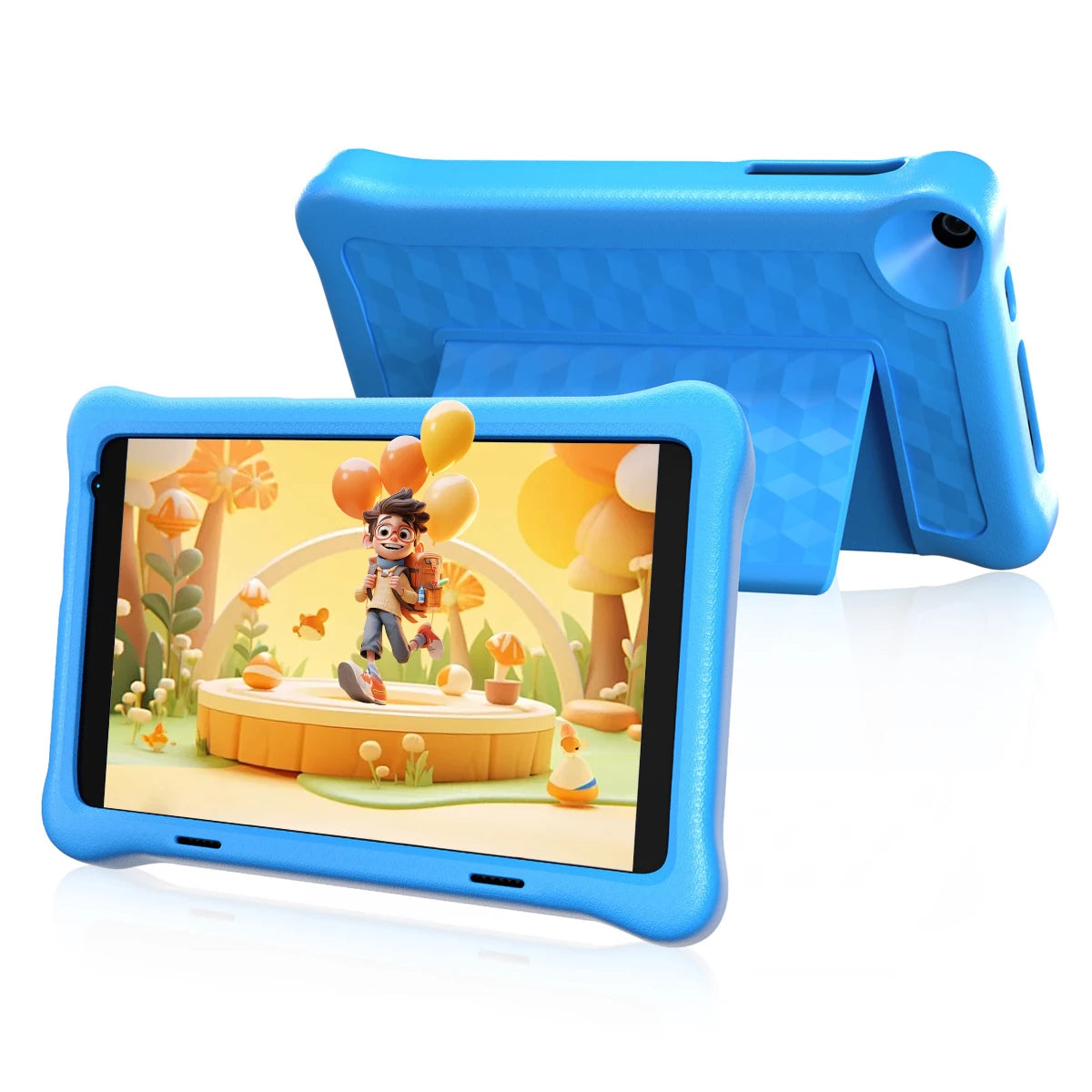 8 Inch Kid Tablet Android11 Learning Tablets, Child Eye Protection With Case