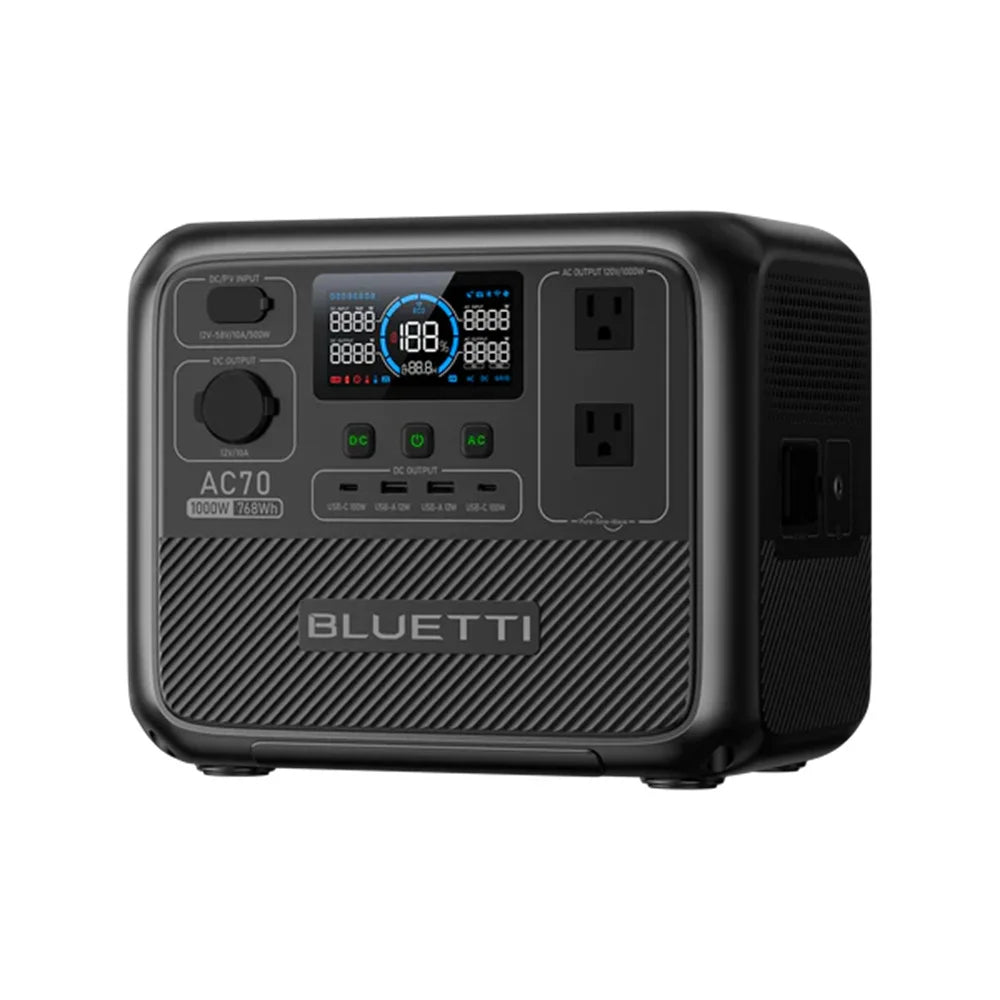 1000W 768Wh, Solar Generator for Road Trip, Off-grid, Power Outage