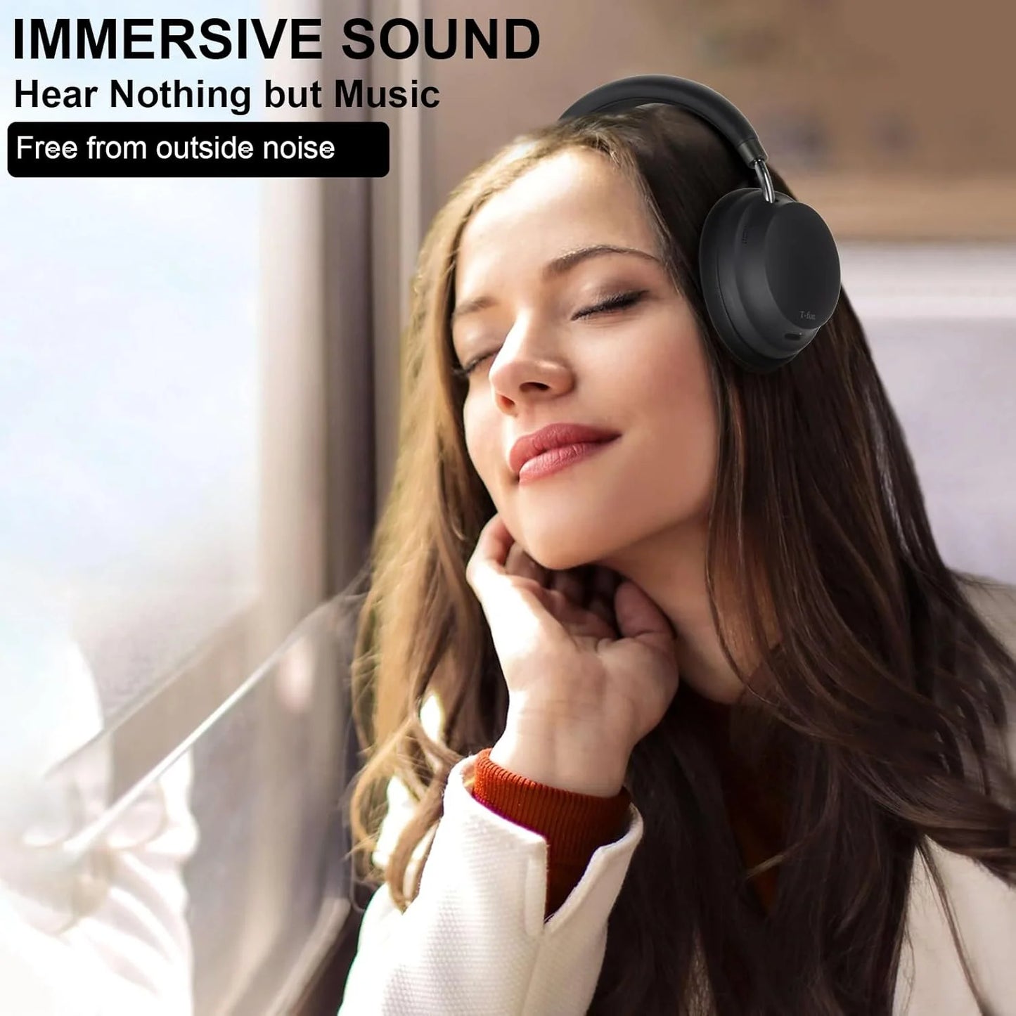 Comfortable Wireless Over Ear Bluetooth Headphones