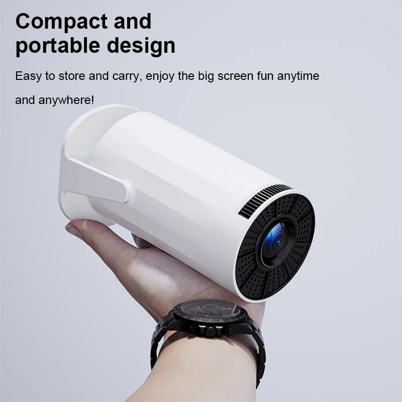 2025 New 4K Smart Android Projector - 180 °   Rotating Stand