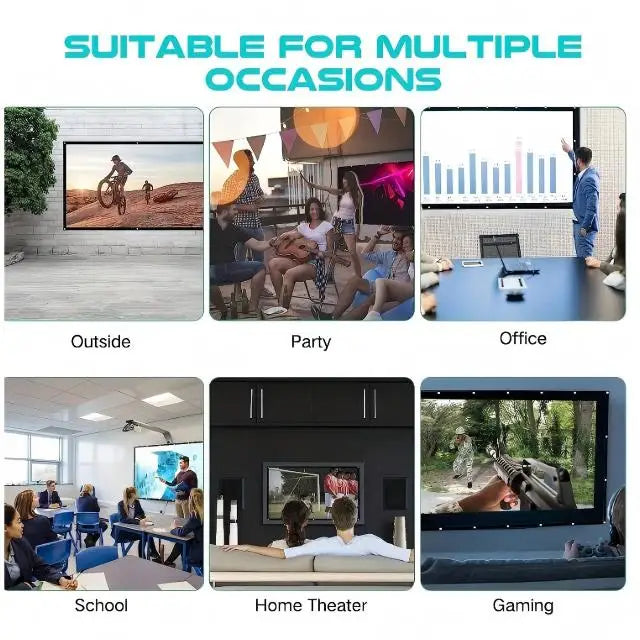 2025 New 4K Smart Android Projector - 180 °   Rotating Stand