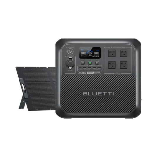 Solar Generator AC180 with 200W Solar Panel, 1152Wh/1800W