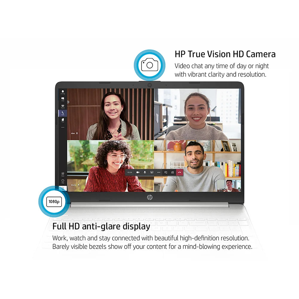 HP 15.6" FHD IPS Flagship Laptop Computer Intel Core