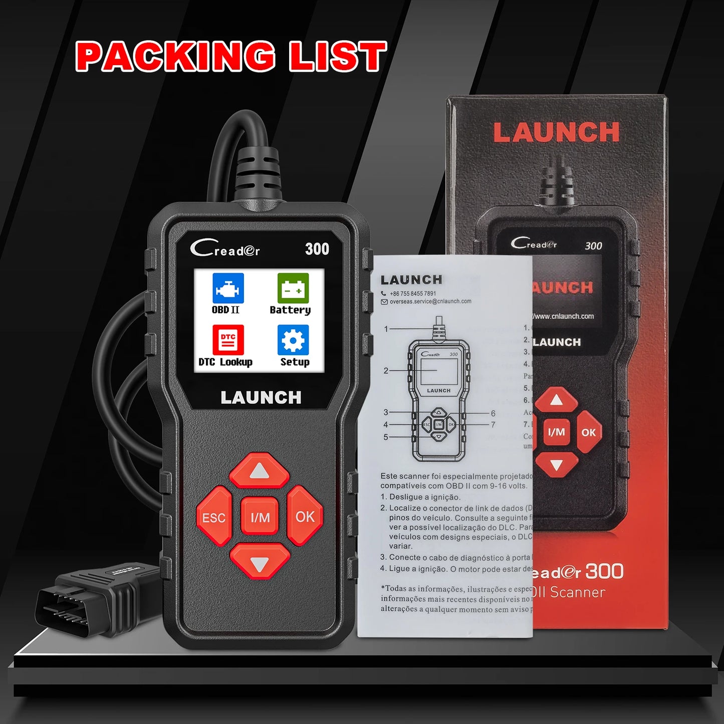 OBD2 Auto Code Reader Diagnostic Tools Lifetime Free Update