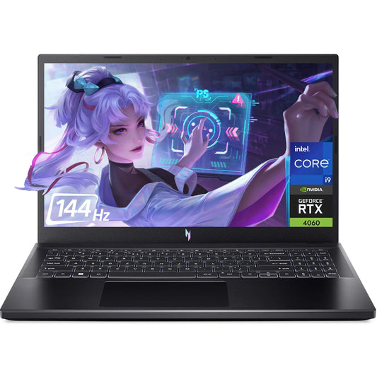 15.6” FHD Gaming Laptop, Intel Core i9, Backlit Keyboard, Windows 11