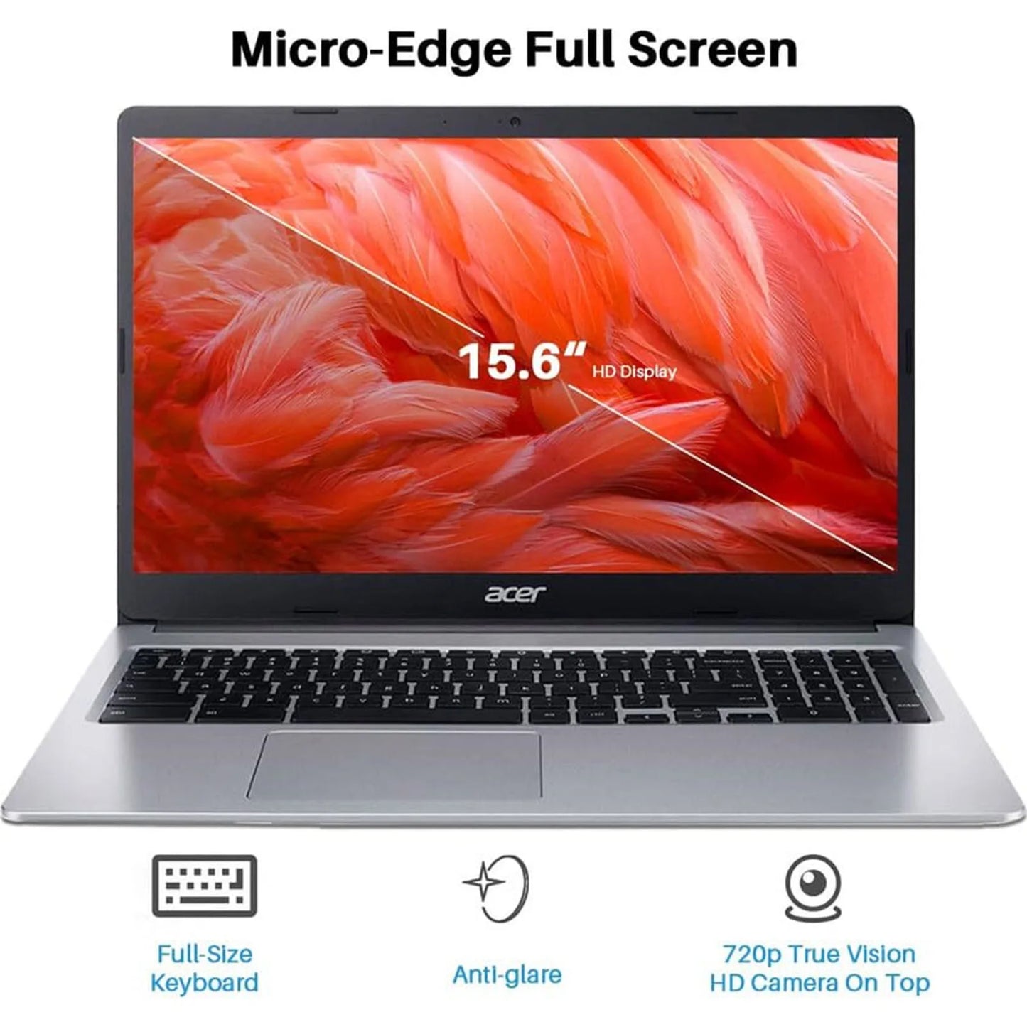 Chromebook 315 Laptop for Business, 15.6" HD Display