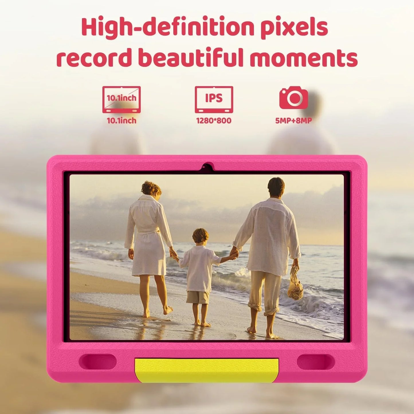 10-inch Kids Tablet Android 13 Kid Tablet, , Pre Installed, Parental Control