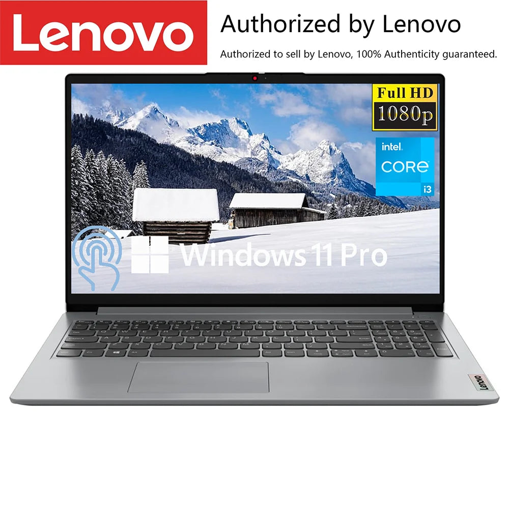 Lenovo Ideapad 1i 15.6 FHD Touch Laptop ,Intel Core UHD Graphics, WiFi 6,