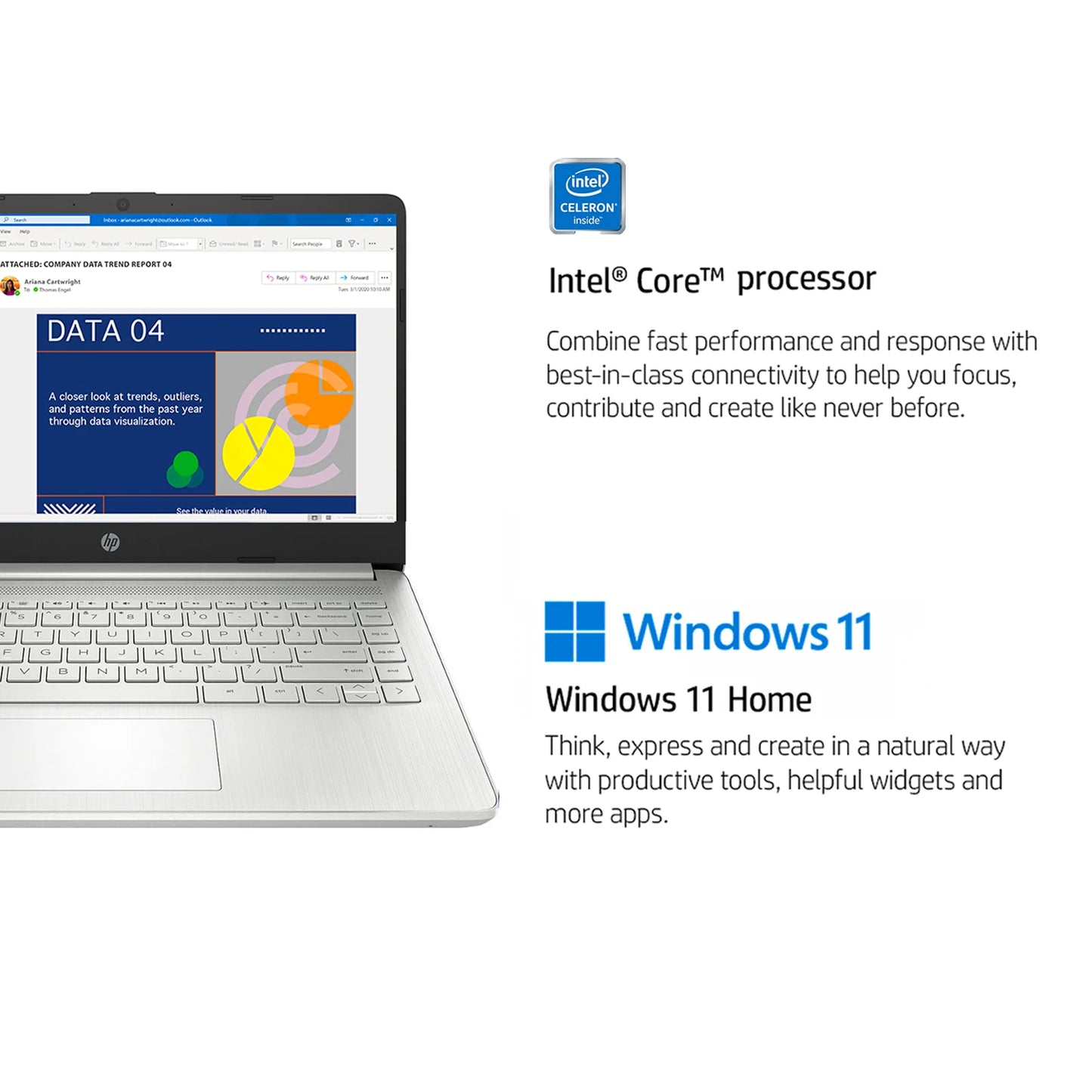 14" Business Laptop, Intel Celeron